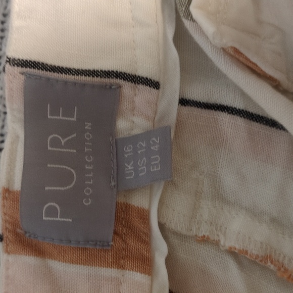 Elevate Your Summer Style with Pure Collection Kasbah Linen Blend Shorts - Picture 9 of 12